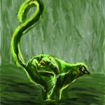 Dibujo - Lémur verde